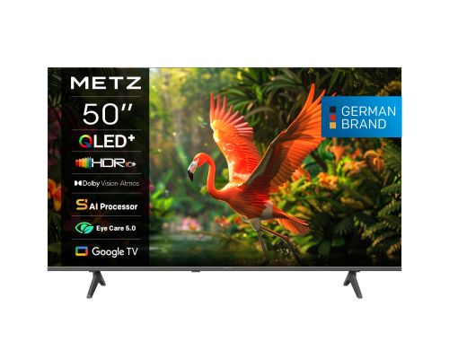 METZ TV 50" 50MQH7500Z UHD 4K QLED+ Google TV, Клас E,120Hz,126 см, image 