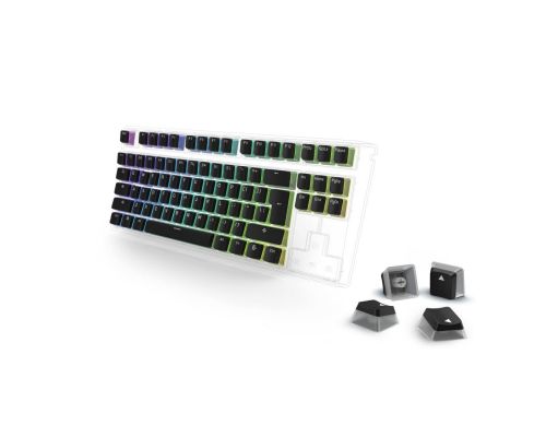 uRage Set of Key Cps, Doubleshot PBT Pudding, for Mech. Keyboards, QWERTY US/UK, image 