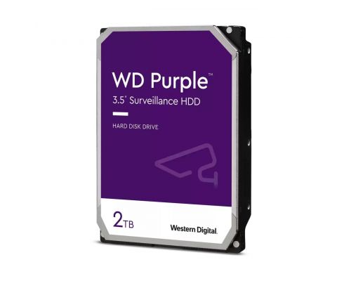 HDD WD Purple WD23PURZ, 2TB, 5400rpm, 256MB, SATA 3, image 