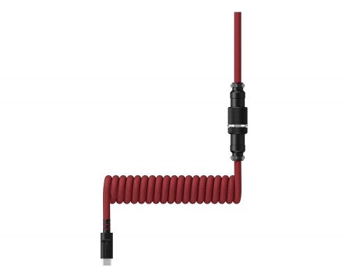 HyperX USB-C Coiled Cable Red-Black, image , 3 image
