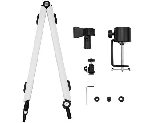 MOUNT ARM, Microphone Arm with Table Clamp - White, image 