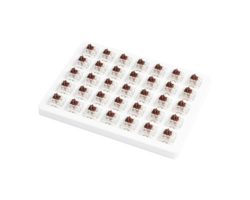 Keychron Switches for mechanical keyboards Gateron Cap Brown Switch Set 35 pcs, image 