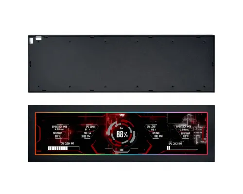 Lian Li 8.8" Universal Screen - Black, image _ab__is.image_number.default