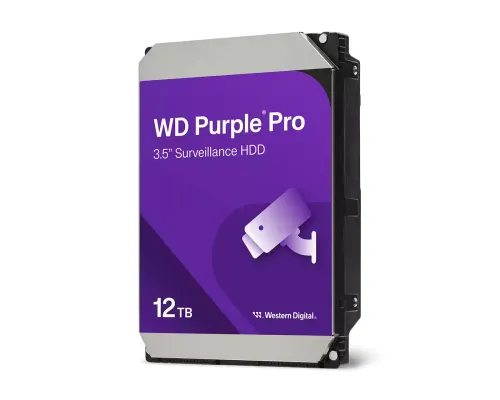 HDD Western Digital Purple Pro Surveillance 12 TB - WD122PURP, image 