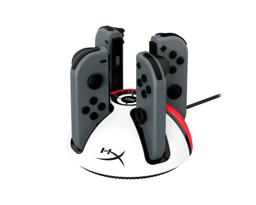 Charging Station HyperX ChargePlay Quad 2, Joy-Con Charging Station, White/Red, image , 3 image
