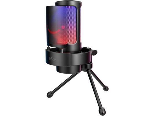 Desktop Microphone FIFINE A8V RGB - Black, image 