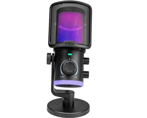 Desktop Microphone FIFINE AM6 RGB - Black, image 