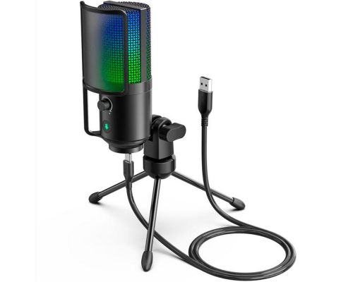 Desktop Microphone FIFINE K669 PRO2 RGB - Black, image _ab__is.image_number.default