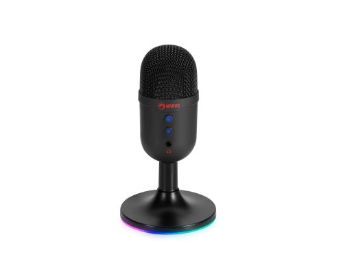 Marvo Gaming USB Microphone - MIC-06 Black - USB, RGB, image 