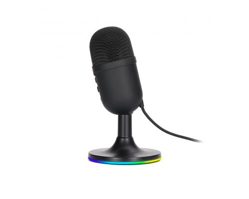 Marvo Gaming USB Microphone - MIC-06 Black - USB, RGB, image _ab__is.image_number.default