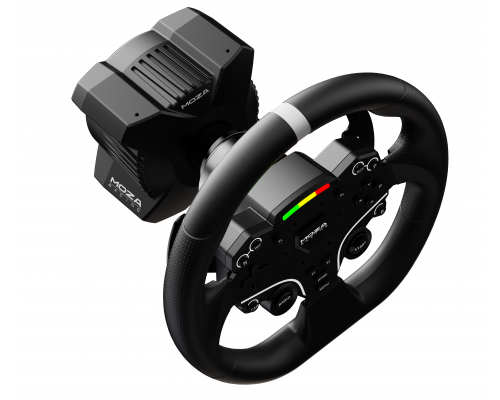 Wheel MOZA R3 Bundle R3 Base + ES Wheel + SR-P Lite Double + R3 Table Clamp for PC, image , 5 image