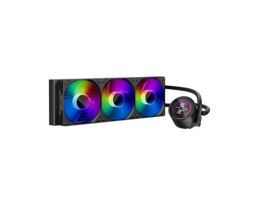 1stPlayer Water Cooling 360mm - Thunderstorm TS4 360 Black - Digital Display, aRGB, image , 4 image