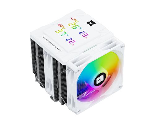 Thermalright CPU Cooler Peerless Assassin 120 Digital A-RGB White - Dual-Tower - LGA1851/AM5, image 