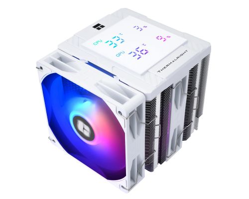 Thermalright CPU Cooler Peerless Assassin 120 Digital A-RGB White - Dual-Tower - LGA1851/AM5, image _ab__is.image_number.default