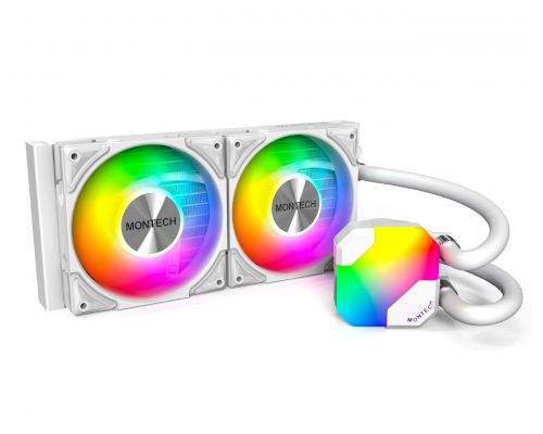 Montech Hyper Flow ARGB 240, CPU Liquid Cooler, White, image 