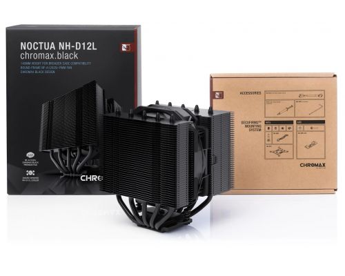 Noctua CPU Cooler NH-D12L chromax.black, image _ab__is.image_number.default