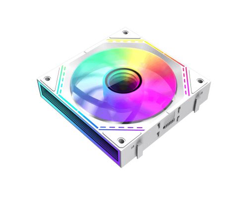 Gamemax Fan Pack 3-in-1 3x120mm - FN12A-S3I White, Daisy-Chain, Addressable RGB, image , 3 image