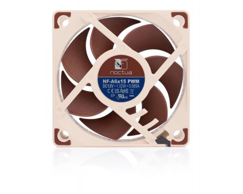 Noctua Fan 60x60x15mm PWM 550-3500rpm NF-A6x15 PWM, image , 4 image