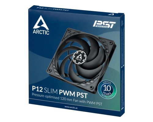 Arctic Fan 120x120x15mm - P12 SLIM PWM PST - 300-2100 RPM, image _ab__is.image_number.default