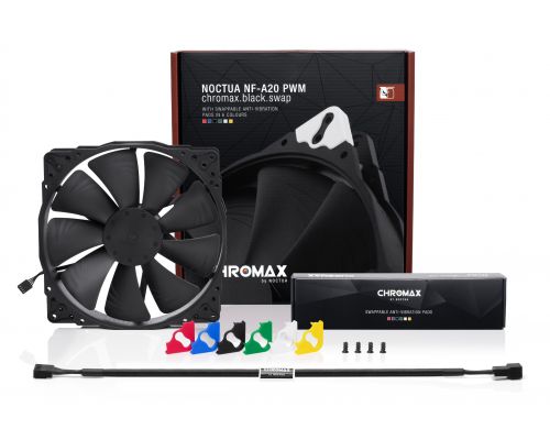 Noctua Fan 200x200x30mm NF-A20 PWM chromax.black.swap, image _ab__is.image_number.default