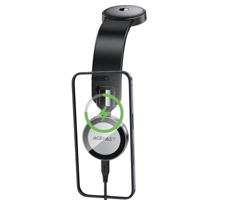 Acefast Car phone holder - Magnetic Charging, 360 degree - D37 Black, image , 2 image