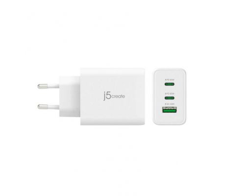 j5create 65W GaN USB-C 3-Port Charger, image _ab__is.image_number.default