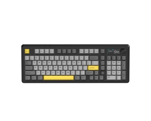 Ajazz Wireless Gaming Mechanical Keyboard AK980 V2 - Gift Switch [Linear] (English US), Black, Gray, image , 2 image