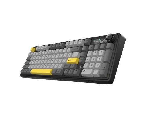 Ajazz Wireless Gaming Mechanical Keyboard AK980 V2 - Gift Switch [Linear] (English US), Black, Gray, image , 3 image