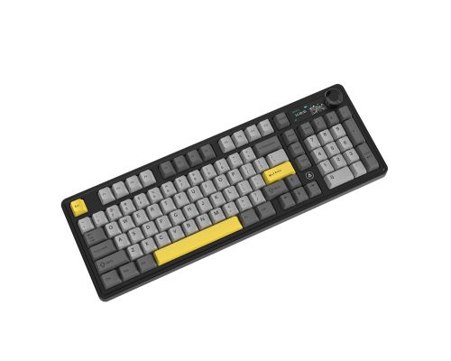 Ajazz Wireless Gaming Mechanical Keyboard AK980 V2 - Gift Switch [Linear] (English US), Black, Gray, image , 4 image