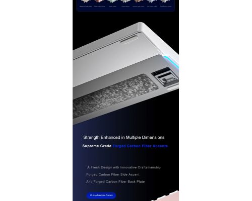 Aula Wireless Gaming Mechanical Keyboard NOVA 75 - Star Vector Switch [Linear] (English US), White, image _ab__is.image_number.default
