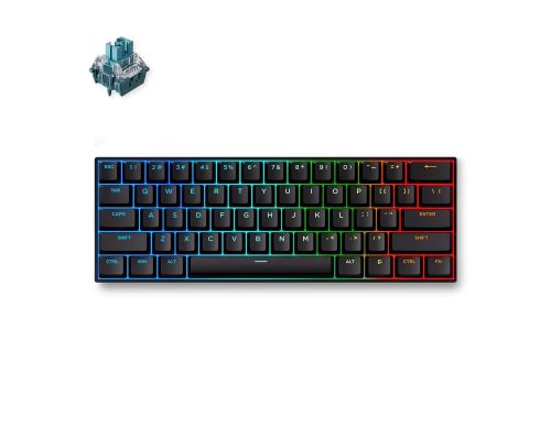 MCHOSE Gaming Mechanical Keyboard Ace 60 Pro - 8K, TTC Uranus Magnetic Switch - Standard [Linear] (English US), Black, image _ab__is.image_number.default