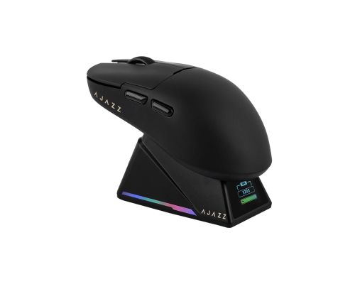Ajazz AJ159 APEX - Wireless Gaming Mouse - 8K, Magnetic Charging Dock, Black, image 