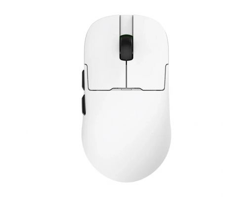 Ajazz AJ159P MC - Wireless Gaming Mouse - 1K, Magnetic Charging Dock, White, image 