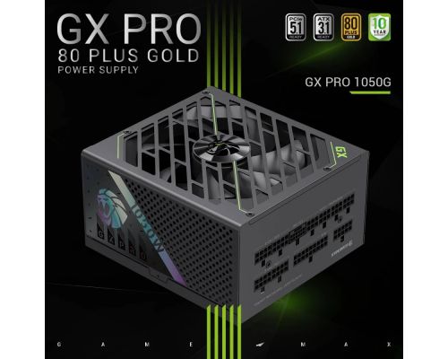 Gamemax PSU ATX 3.1 1050W Gold, Full Modular - GX PRO 1050G, image , 5 image