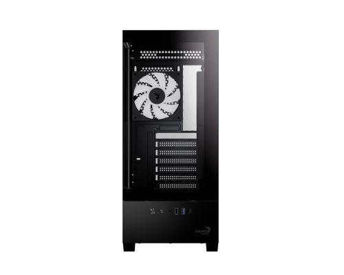 AeroCool Case ATX - P500D Digi-G-BK-v1 - Digital Display, USB-C, 3 x 120 mm A-RGB, image , 2 image