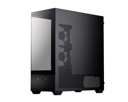 AeroCool Case ATX - P500D Digi-G-BK-v1 - Digital Display, USB-C, 3 x 120 mm A-RGB, image , 5 image