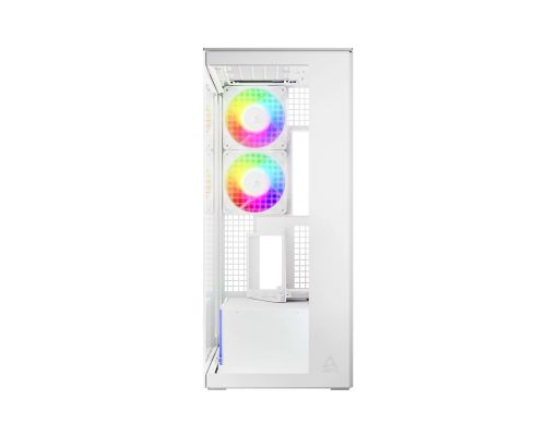 Arctic Case E-ATX - Xtender VG (White) - PCIe Gen 4 riser included, 5 A-RGB Fans included, image , 2 image
