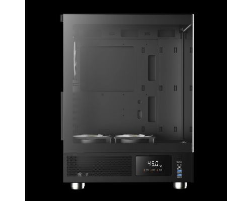 Gamdias Case ATX - ATLAS E1 - 3 x 120 mm A-RGB, Digital Display, Tempered Glass, image , 5 image