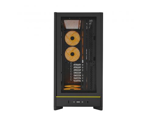 Montech Case ATX - HS01 PRO (B) - 5 x 120 mm ARGB Fans, USB-C, Black, image _ab__is.image_number.default