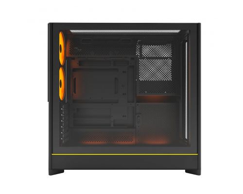 Montech Case ATX - HS01 PRO (B) - 5 x 120 mm ARGB Fans, USB-C, Black, image _ab__is.image_number.default