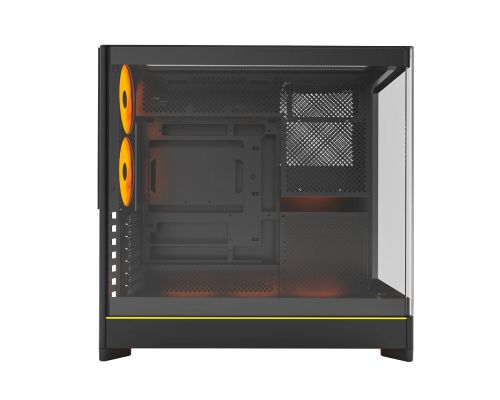 Montech Case ATX - HS02 PRO (B) - 5 x 120 mm ARGB Fans, USB-C, Black, image _ab__is.image_number.default
