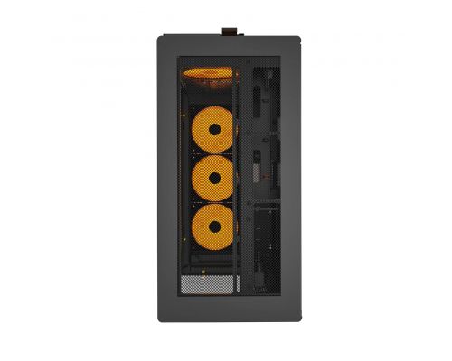 Montech Case ATX - HS02 PRO (B) - 5 x 120 mm ARGB Fans, USB-C, Black, image _ab__is.image_number.default