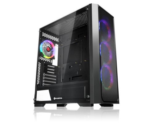 Raijintek Case EATX - PONOS MS4 - 4 x 120mm ARGB Fans, Mesh, image _ab__is.image_number.default