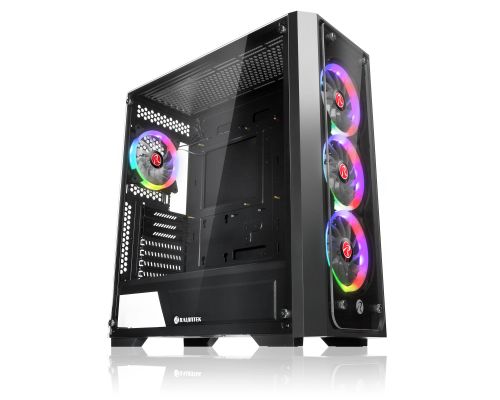 Raijintek Case EATX - PONOS TG4 - 4 x 120mm ARGB Fans, Tempered Glass, image , 3 image