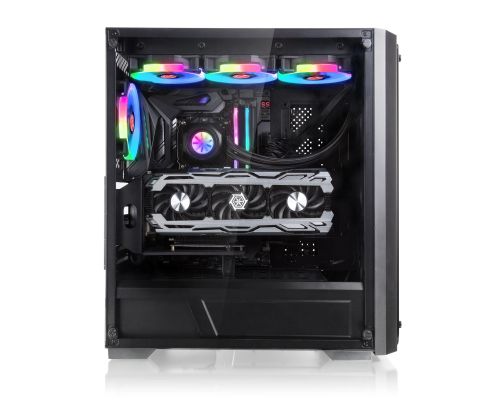 Raijintek Case EATX - PONOS TG4 - 4 x 120mm ARGB Fans, Tempered Glass, image , 4 image