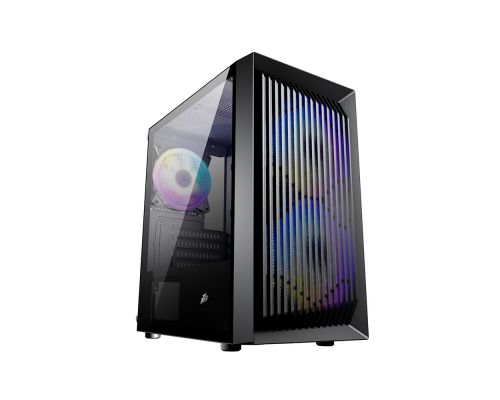 1stPlayer Case mATX - BS-2 - 3 fans included, image 