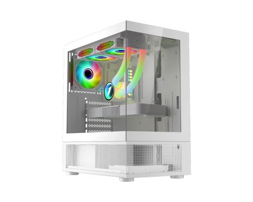 1stPlayer Case ATX - MIKU Mi7-A White - Reversed fans included, image 