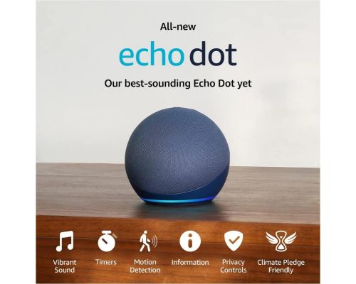 Multimedia Speaker Amazon Echo Dot 5, Deep Sea Blue, image _ab__is.image_number.default