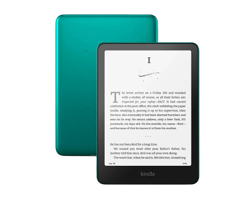 eBook reader Kindle Paperwhite 7", 16GB, 2024, 12th generation, IPX8, green, with ads, image 