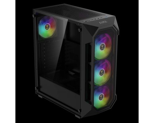 Gamdias Case ATX - AURA GC1 Elite - Mesh, RGB, Tempered Glass, image _ab__is.image_number.default